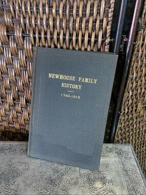 Vintage Newhouse Family History Hardback Book